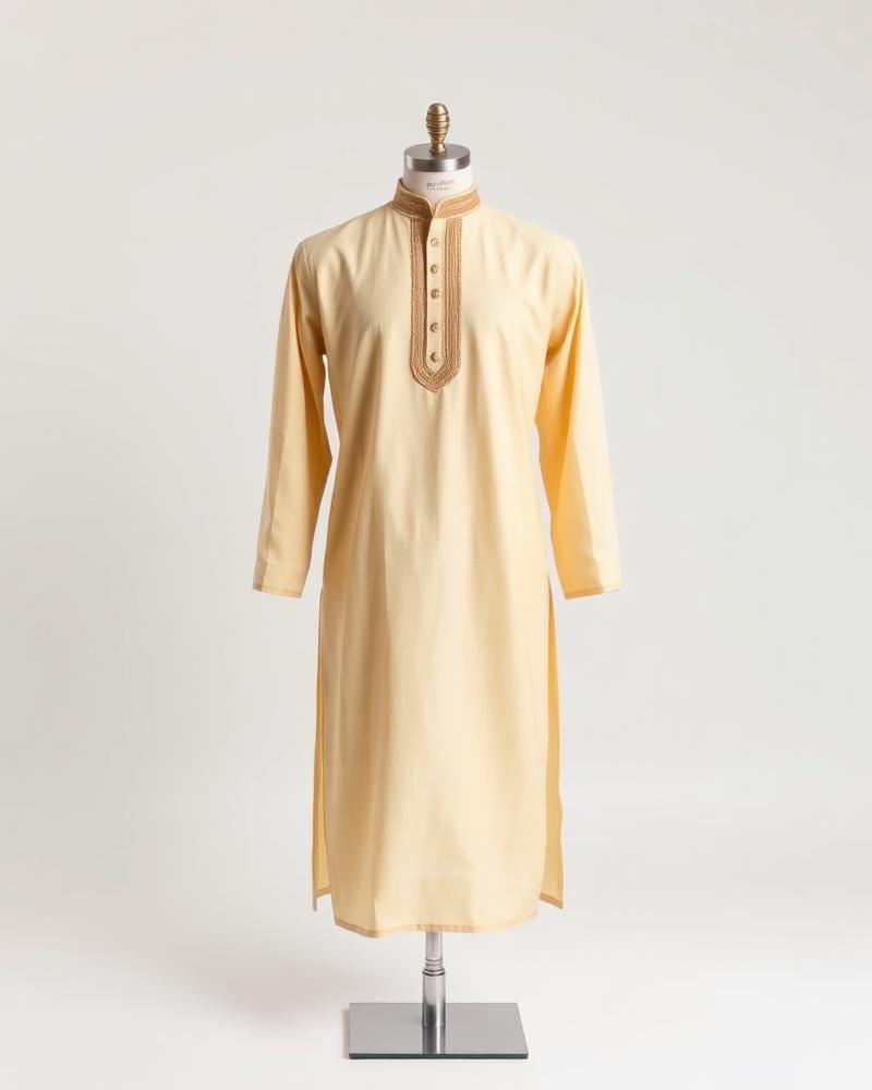 Ivory Silk Kurta