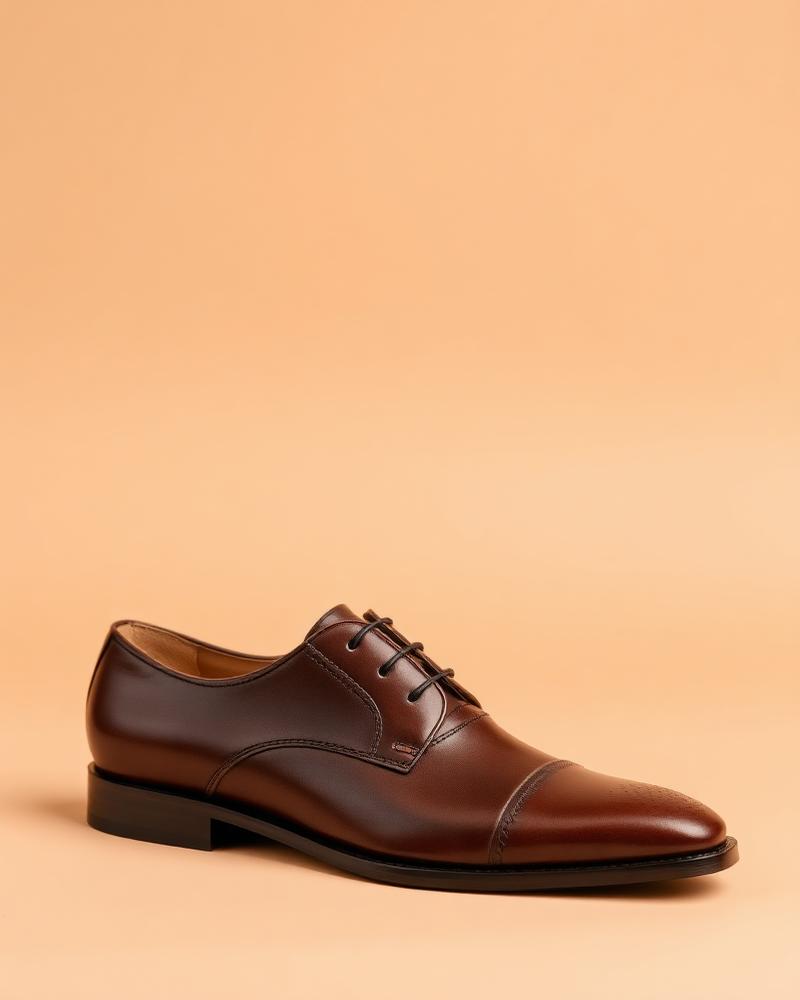 Cognac Oxford Shoes