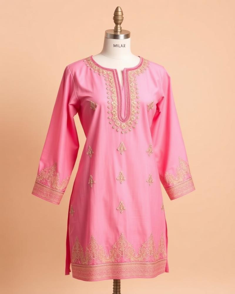 Blush Zari Kurti