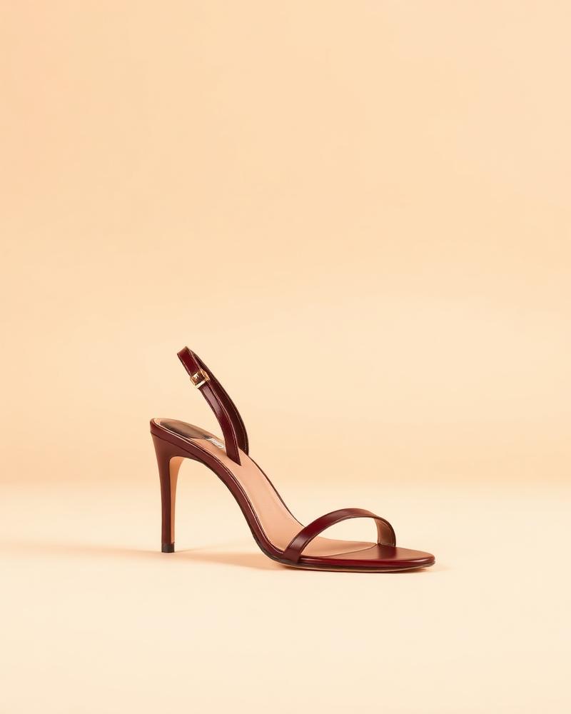 Wine Stiletto Heels